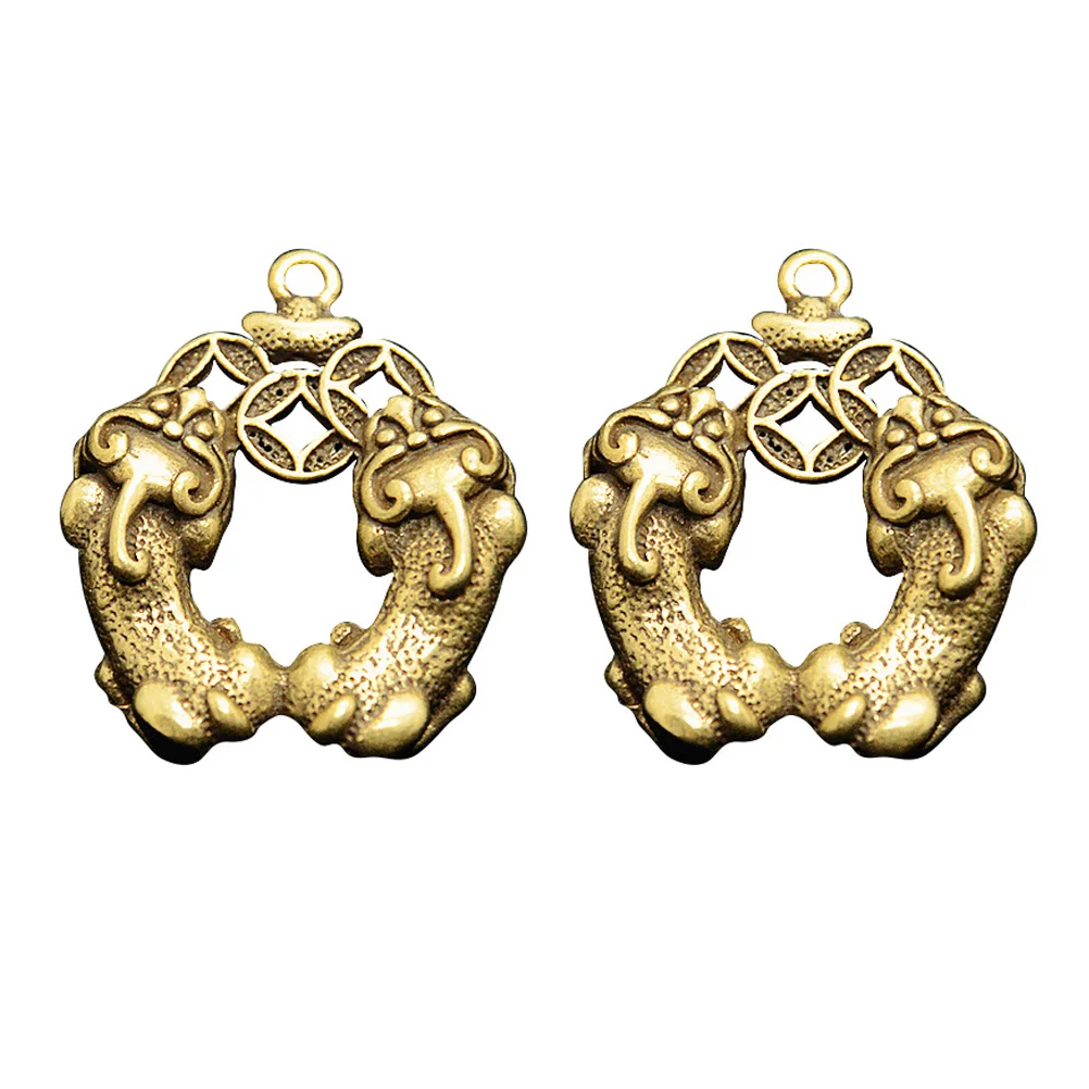 2 Pcs Keychain Delicate Brass Charm Pendant Car Small Jewelry Making Accessories Ornament Retro Shape Lightweight
2 Pcs Keychain Delicate Brass Charm Pendant Car Small Jewelry Making Accessories Ornament Retro Shape Lightweight