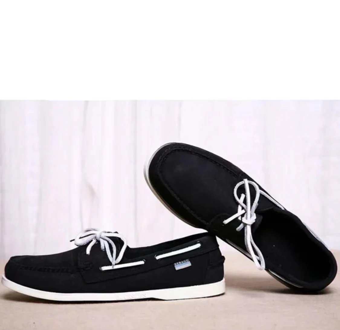 Men Homme Authentic Docksides Shoes - Premium Suede Leather Moc Toe Lace Up Boat Shoes X401
Men Homme Authentic Docksides Shoes - Premium Suede Leather Moc Toe Lace Up Boat Shoes X401