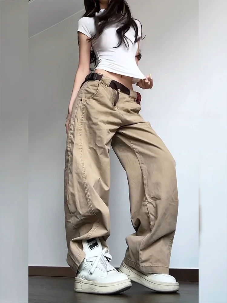 American Retro Washed Knife Jeans Women Loose BF Lazy Style Casual Floor Length Pants High Waist Pure Color Denim
American Retro Washed Knife Jeans Women Loose BF Lazy Style Casual Floor Length Pants High Waist Pure Color Denim