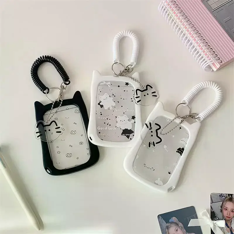 Cute Cat Photocard Holder With Elastic Rope Card Holder Idol Photo Storage Card Display Protect Pendant Bag Decor Keychain Gifts
Cute Cat Photocard Holder With Elastic Rope Card Holder Idol Photo Storage Card Display Protect Pendant Bag Decor Keychain Gifts