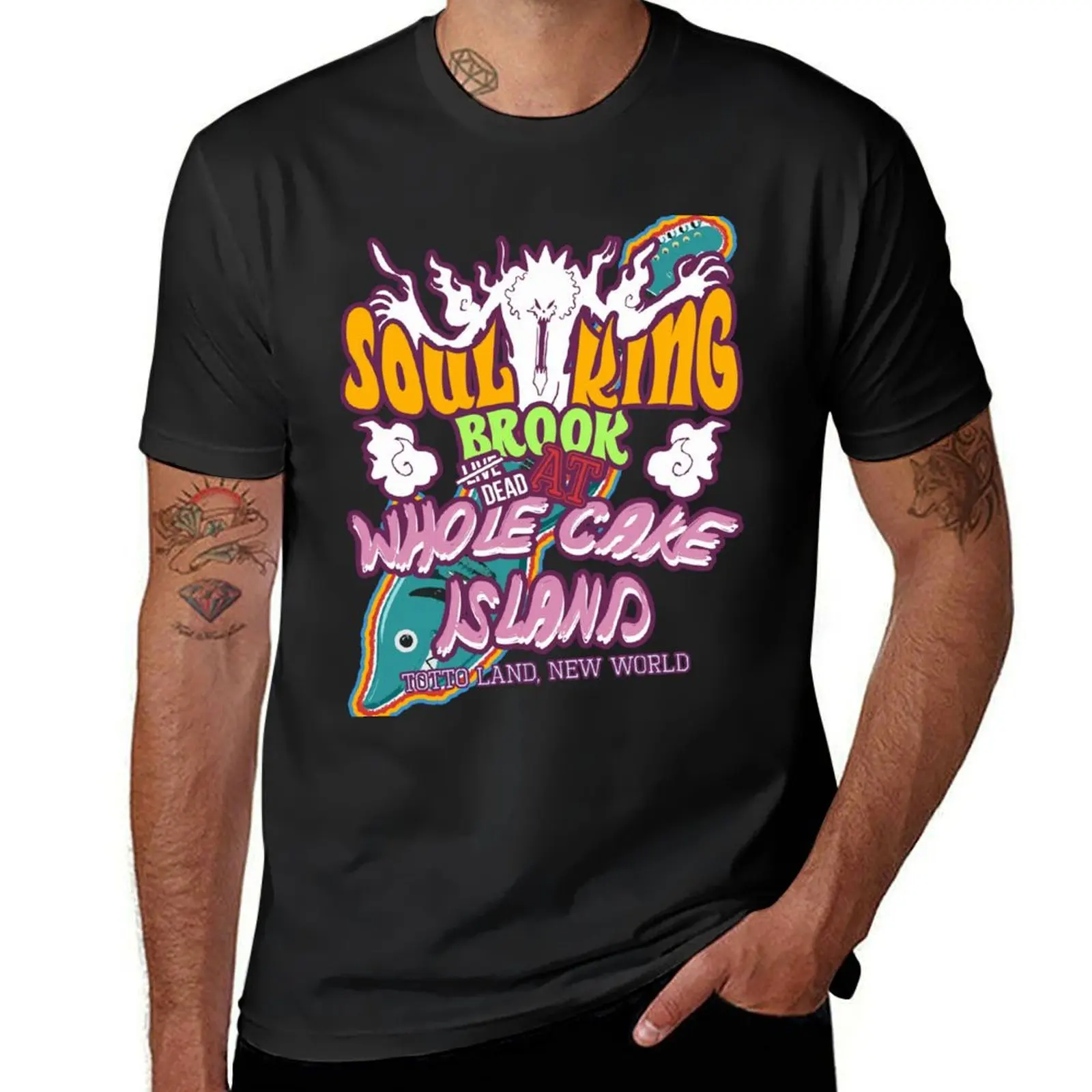 Soul King at Whole Cake Island T-Shirt summer clothes korean fashion mens champion t shirts
Soul King at Whole Cake Island T-Shirt summer clothes korean fashion mens champion t shirts