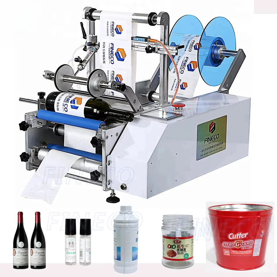 Semi-automatic labeling machine Beverage food Cosmetics Wine bottle sticker label Small manual labeling machine
Semi-automatic labeling machine Beverage food Cosmetics Wine bottle sticker label Small manual labeling machine