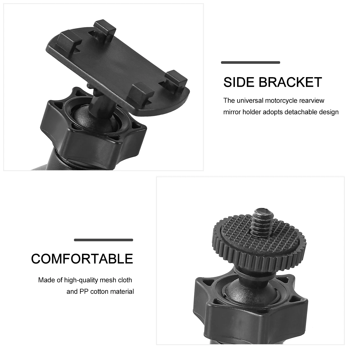 2 Pcs Camera Stand Motorcycle Rearview Mirror for Mirrors Handlebar End Side Modification Parts Mobile Phone Holder 
2 Pcs Camera Stand Motorcycle Rearview Mirror for Mirrors Handlebar End Side Modification Parts Mobile Phone Holder