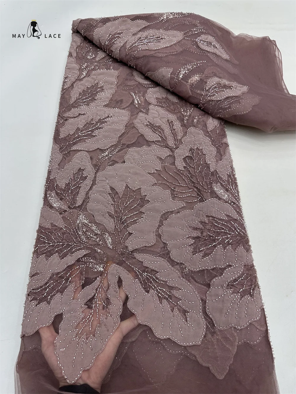 African Sequins Lace Fabric 2025 High Quality Chiffon French Mesh Tulle Lace 5Yards Nigerian Lace Fabric For Woman Wedding Dress
African Sequins Lace Fabric 2025 High Quality Chiffon French Mesh Tulle Lace 5Yards Nigerian Lace Fabric For Woman Wedding Dress