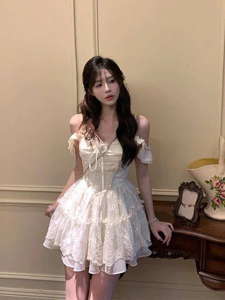 Sweet Large Size Lace Off-oulder Puffy Sve Dr Korean Sle High Waist A-Line ort Skirt for plus Size Women
Sweet Large Size Lace Off-oulder Puffy Sve Dr Korean Sle High Waist A-Line ort Skirt for plus Size Women
