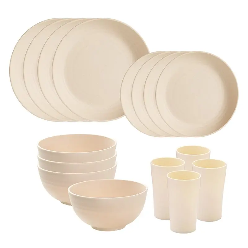 AB33-Unbreakable Dinnerware Set For 6, Dishwasher & Microwave Safe, Ideal For Outdoor And RV Dining
AB33-Unbreakable Dinnerware Set For 6, Dishwasher & Microwave Safe, Ideal For Outdoor And RV Dining
