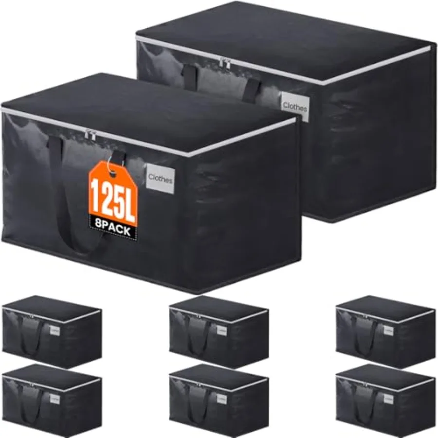 Moving Bags Heavy Duty with Strong Zippers and Handles Collapsible Moving Supplies Storage Totes for Packing and Moving Storing
Moving Bags Heavy Duty with Strong Zippers and Handles Collapsible Moving Supplies Storage Totes for Packing and Moving Storing