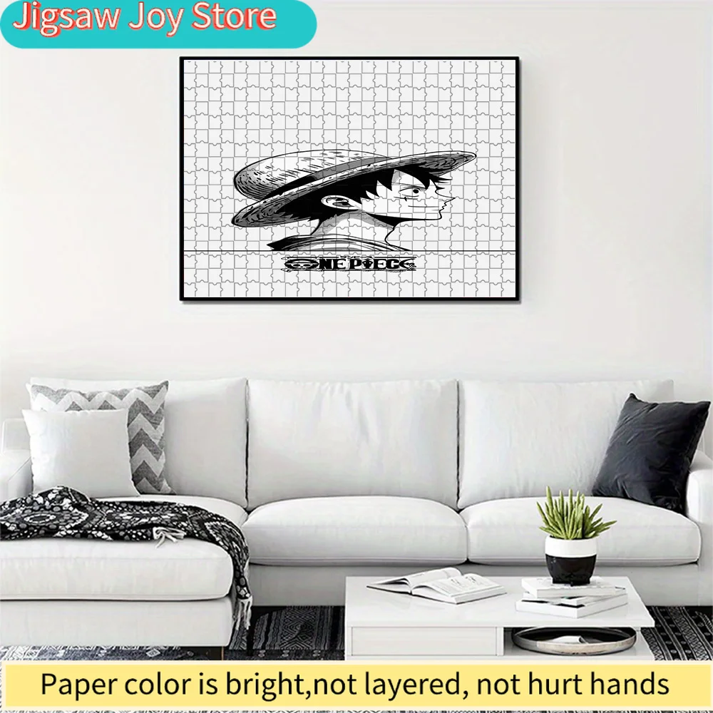 Premium Paper Jigsaw Puzzle One Piece Monkey D. Luffy Side Profile Black and White Manga Scene Anime Art High Quality Cardboard
Premium Paper Jigsaw Puzzle One Piece Monkey D. Luffy Side Profile Black and White Manga Scene Anime Art High Quality Cardboard