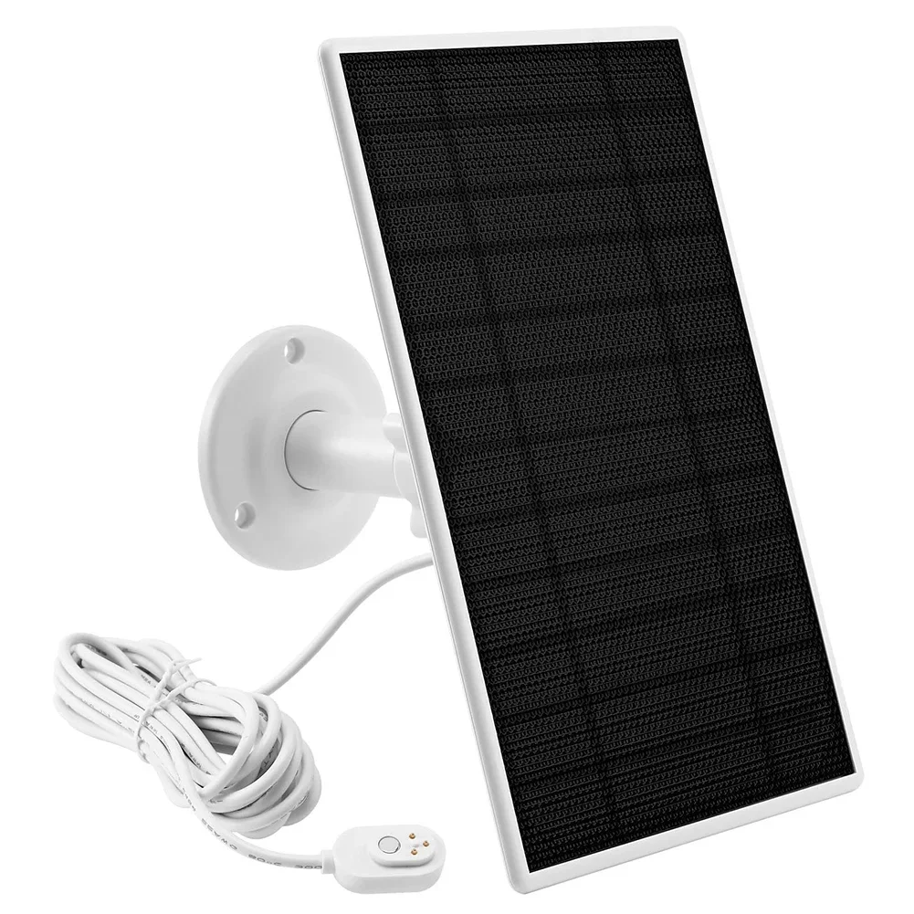 1pc 5W Solar Panel Monocrystalline Silicon Waterproof Solar Panel With 4M Charging Cable 6V For Arlo Pro 5S 2K/3/4 Cameras
1pc 5W Solar Panel Monocrystalline Silicon Waterproof Solar Panel With 4M Charging Cable 6V For Arlo Pro 5S 2K/3/4 Cameras