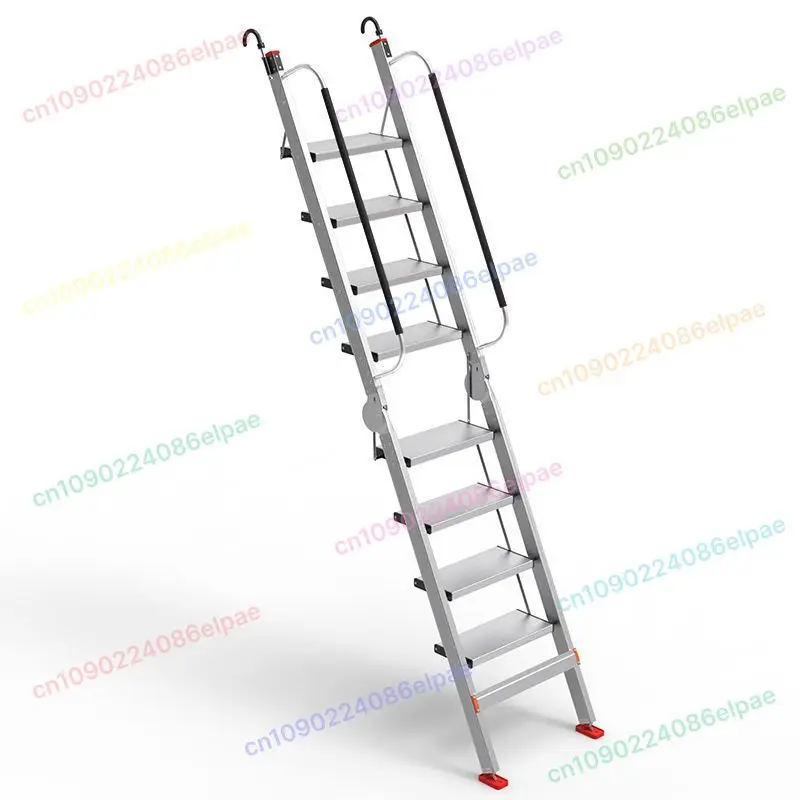 Aluminum Alloy Folding Attic Indoor Support A Hand Thickened Portable Telescopic Eleven-Step Ladder
Aluminum Alloy Folding Attic Indoor Support A Hand Thickened Portable Telescopic Eleven-Step Ladder