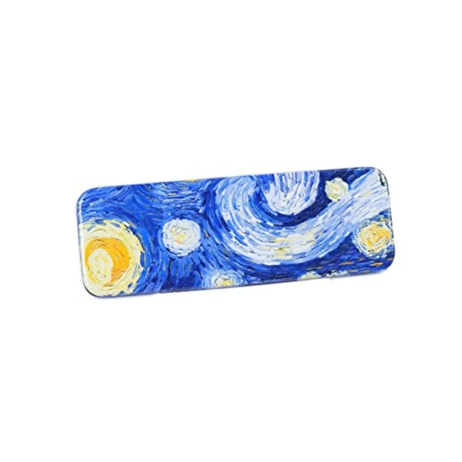 Tin Pencil Box with World Famous Arts for School, Office, Home, Makeup Storage
Tin Pencil Box with World Famous Arts for School, Office, Home, Makeup Storage