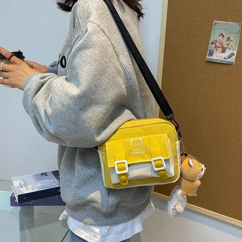 X90D Women Nylon Bag Bear Embroidery Student Shoulder Crossbody Bags Small Satchel Reusable Beach Purse
X90D Women Nylon Bag Bear Embroidery Student Shoulder Crossbody Bags Small Satchel Reusable Beach Purse