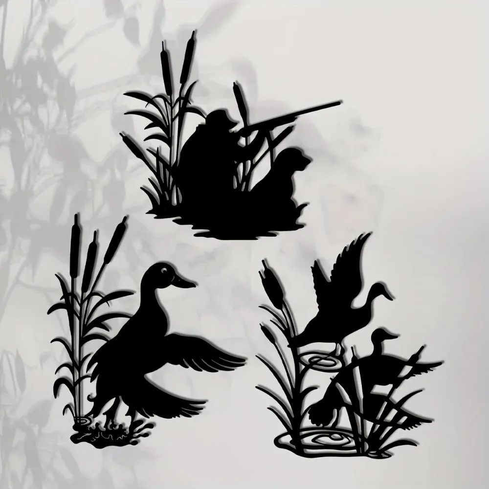 Duck Hunting Iron Metal Wall Art Set, Outdoor Wall Decor for Cabin Patio, Hunting Lover Gift
Duck Hunting Iron Metal Wall Art Set, Outdoor Wall Decor for Cabin Patio, Hunting Lover Gift