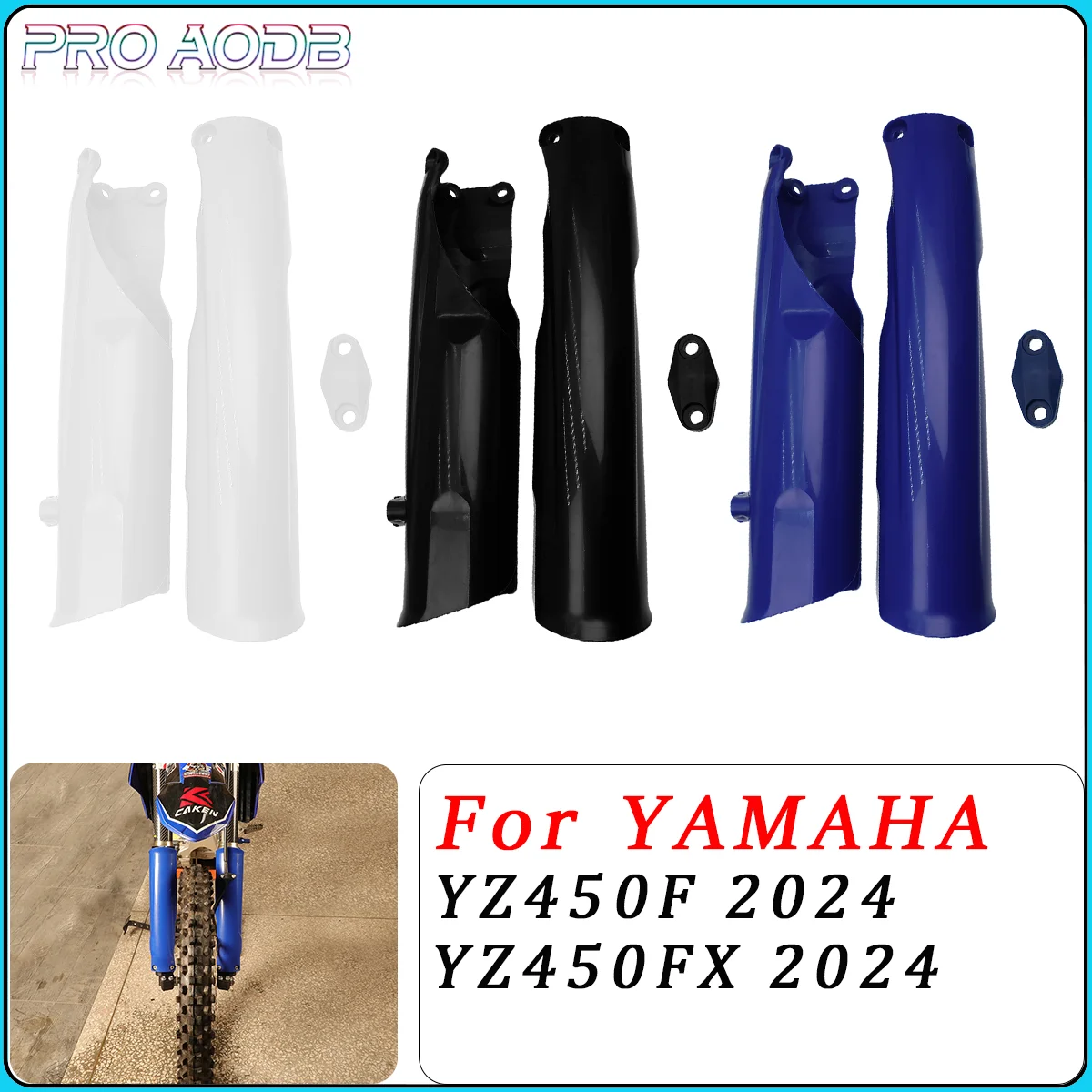 For Yamaha YZ450F YZ450FX YZ 450F YZ 45FX Dirt bike NEW 2024 Motorcycle Front Fork Protection Shock Absorber Guard Cover Parts
For Yamaha YZ450F YZ450FX YZ 450F YZ 45FX Dirt bike NEW 2024 Motorcycle Front Fork Protection Shock Absorber Guard Cover Parts