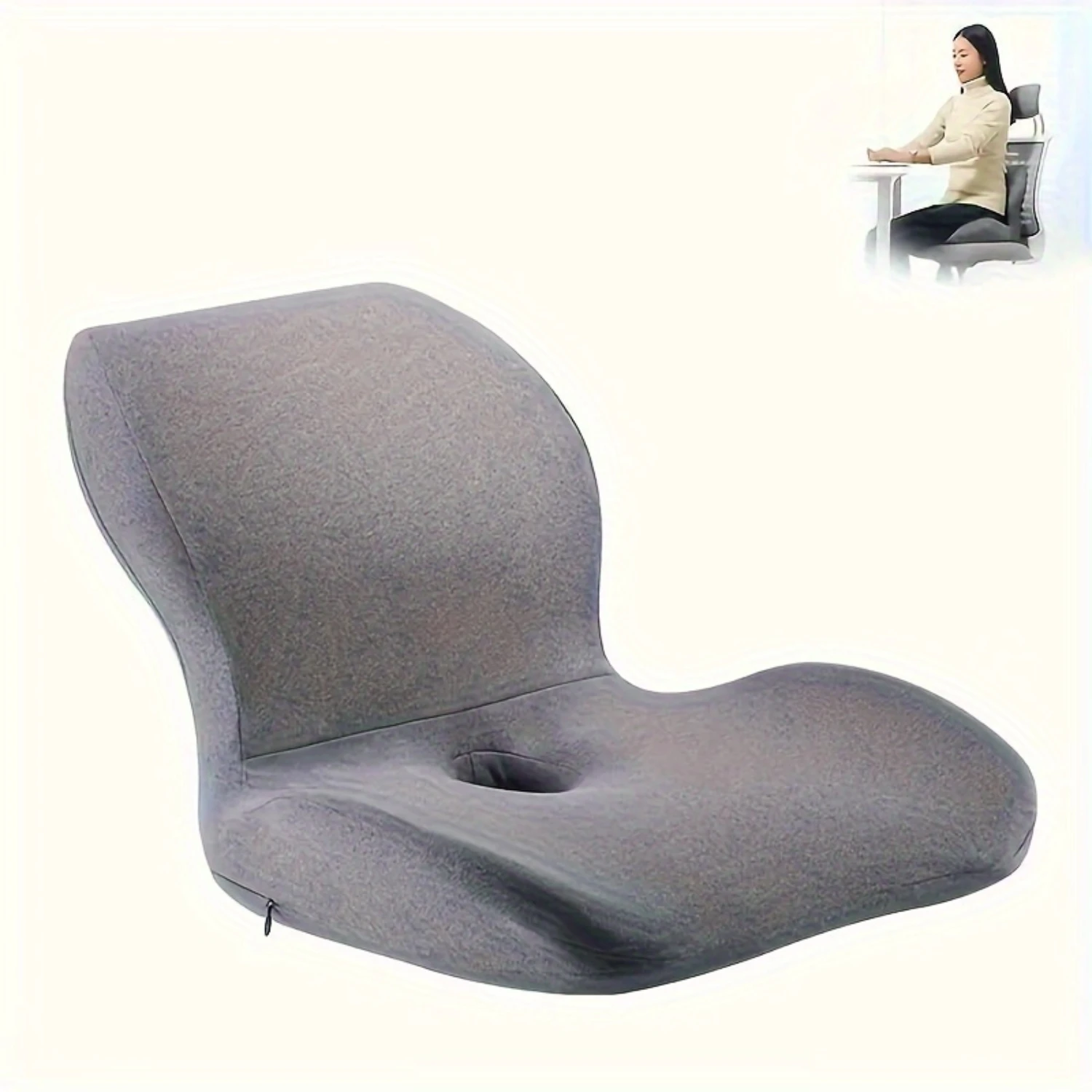 1pc Ergonomic Memory Foam Seat Cushion, Car Waist Support Cushion, Office Chair Cushion, Car Seat Cushion, Living Room Office D
1pc Ergonomic Memory Foam Seat Cushion, Car Waist Support Cushion, Office Chair Cushion, Car Seat Cushion, Living Room Office D