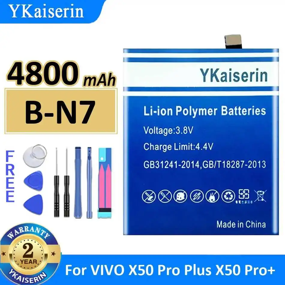 For Vivo X50 Pro Plus X50 Pro+ Fast Charging 4800mAh B-N7 Mobile Phone Battery
For Vivo X50 Pro Plus X50 Pro+ Fast Charging 4800mAh B-N7 Mobile Phone Battery