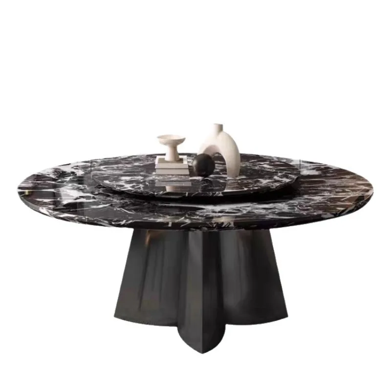 restaurant designer 1.35m four-leaf clover luxury stone natural marble round dining table turntable dining table
restaurant designer 1.35m four-leaf clover luxury stone natural marble round dining table turntable dining table