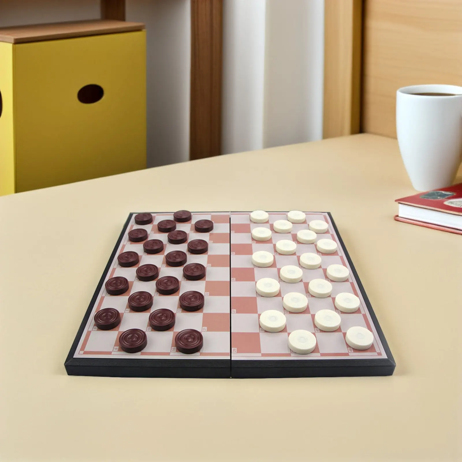 Foldable Premium Plastic Checkers Set International Draughts Chinese Checkers Board Game for Kids Adults Family Outdoor Home Use
Foldable Premium Plastic Checkers Set International Draughts Chinese Checkers Board Game for Kids Adults Family Outdoor Home Use