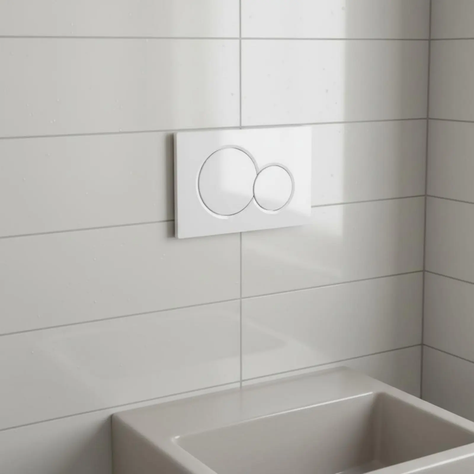 Concealed Cistern Twin Flush Plate Easy to Press Wall Mounted Toilet Flush Panel for Restroom
Concealed Cistern Twin Flush Plate Easy to Press Wall Mounted Toilet Flush Panel for Restroom