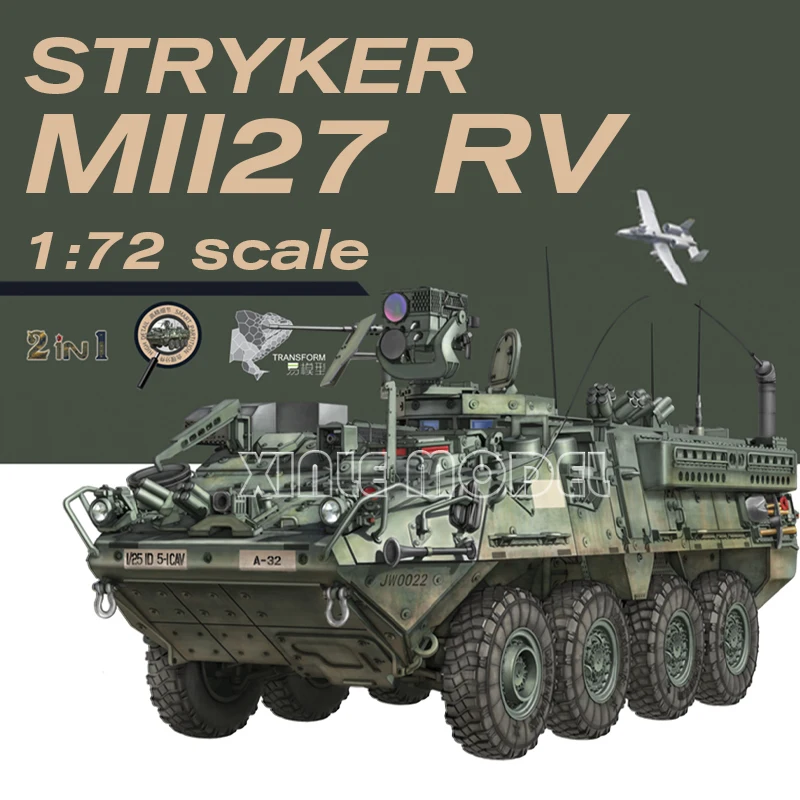 Комплект пластиковой собранной модели TModel TK-7015 Stryker M1127 Автомобиль для наблюдения и разведки 2IN1 1/72
Комплект пластиковой собранной модели TModel TK-7015 Stryker M1127 Автомобиль для наблюдения и разведки 2IN1 1/72