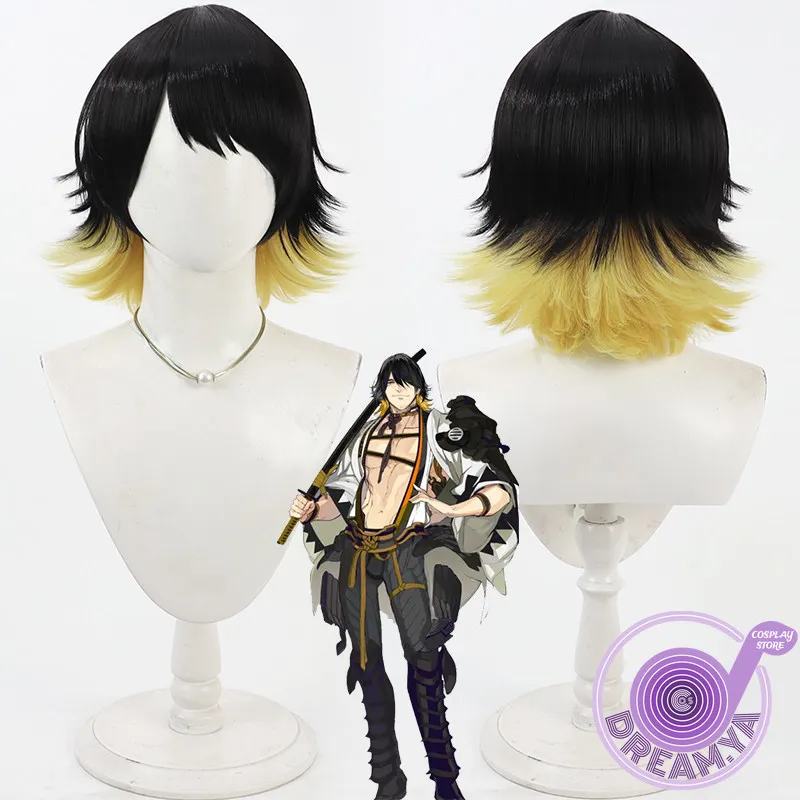 Парик для косплея Нагасоне Котецу из Touken Ranbu, черно-желтый, короткий, термостойкий, из синтетических волос, для Хэллоуина, ролевых игр + шапочка для парика
Парик для косплея Нагасоне Котецу из Touken Ranbu, черно-желтый, короткий, термостойкий, из синтетических волос, для Хэллоуина, ролевых игр + шапочка для парика