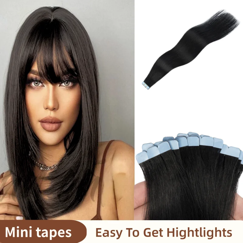 For Add Side Hair Volume #01 Mini Tape in Hair Extensions Human Hair 3x0.8cm Tape Ins 360° Movement Only 10pcs
For Add Side Hair Volume #01 Mini Tape in Hair Extensions Human Hair 3x0.8cm Tape Ins 360° Movement Only 10pcs