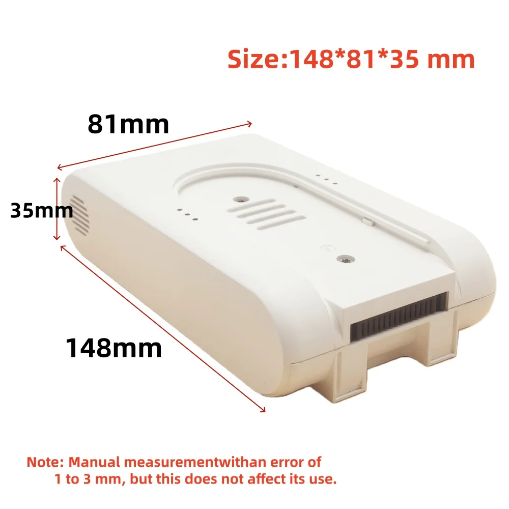 Original 25.2V 5000mAh Rechargeable Lithium-Ion Battery Pack for Xiaomi Mijia Dreame G9 G10 Wireless Vacuum Cleaner Compatible
Original 25.2V 5000mAh Rechargeable Lithium-Ion Battery Pack for Xiaomi Mijia Dreame G9 G10 Wireless Vacuum Cleaner Compatible