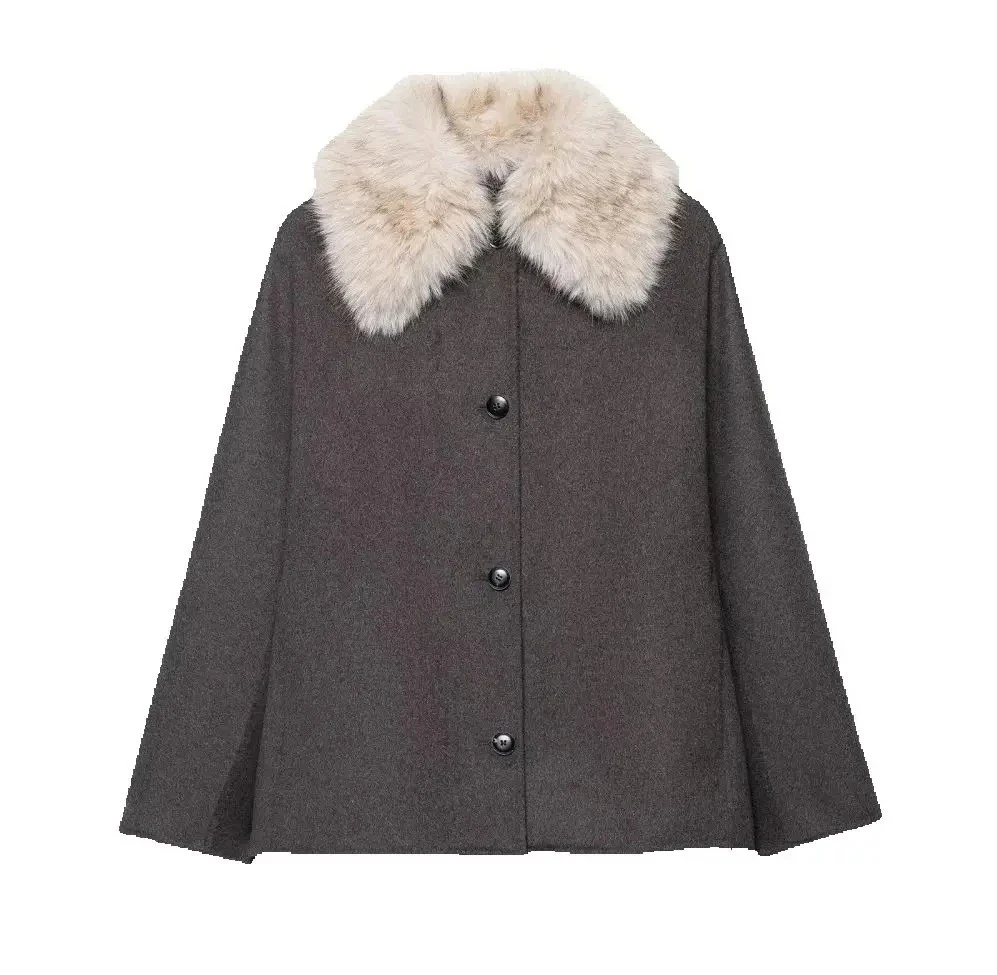 Women's Knitted Loose Jacket with Collar Long Sleeve Button Pocket Autumn and Winter New Fashionable Jacket
Women's Knitted Loose Jacket with Collar Long Sleeve Button Pocket Autumn and Winter New Fashionable Jacket