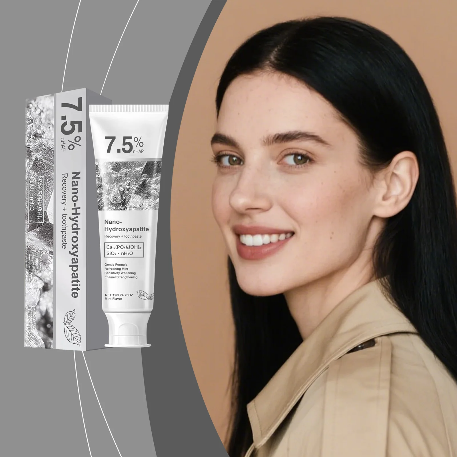 Зубная паста с эмалезащитным эффектом - нежная, с кремовой пышной пеной, легко смывается, освежающий вкус, подчеркивает естественный блеск зубов
Зубная паста с эмалезащитным эффектом - нежная, с кремовой пышной пеной, легко смывается, освежающий вкус, подчеркивает естественный блеск зубов