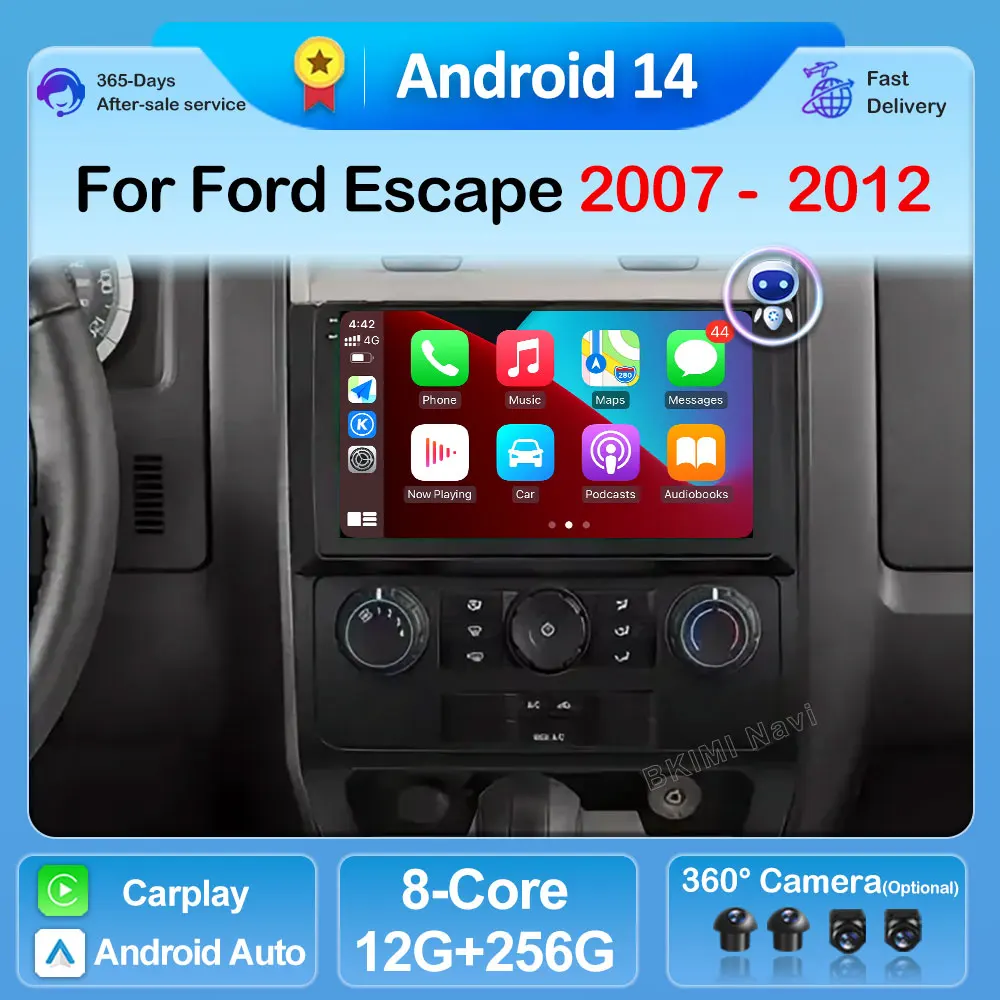 Android Auto Carplay For Ford Escape 2007 2008 2009 2010 2011 2012 DSP Stereo GPS Navi Smart System Touch Screen WIFI Auto Tools
Android Auto Carplay For Ford Escape 2007 2008 2009 2010 2011 2012 DSP Stereo GPS Navi Smart System Touch Screen WIFI Auto Tools