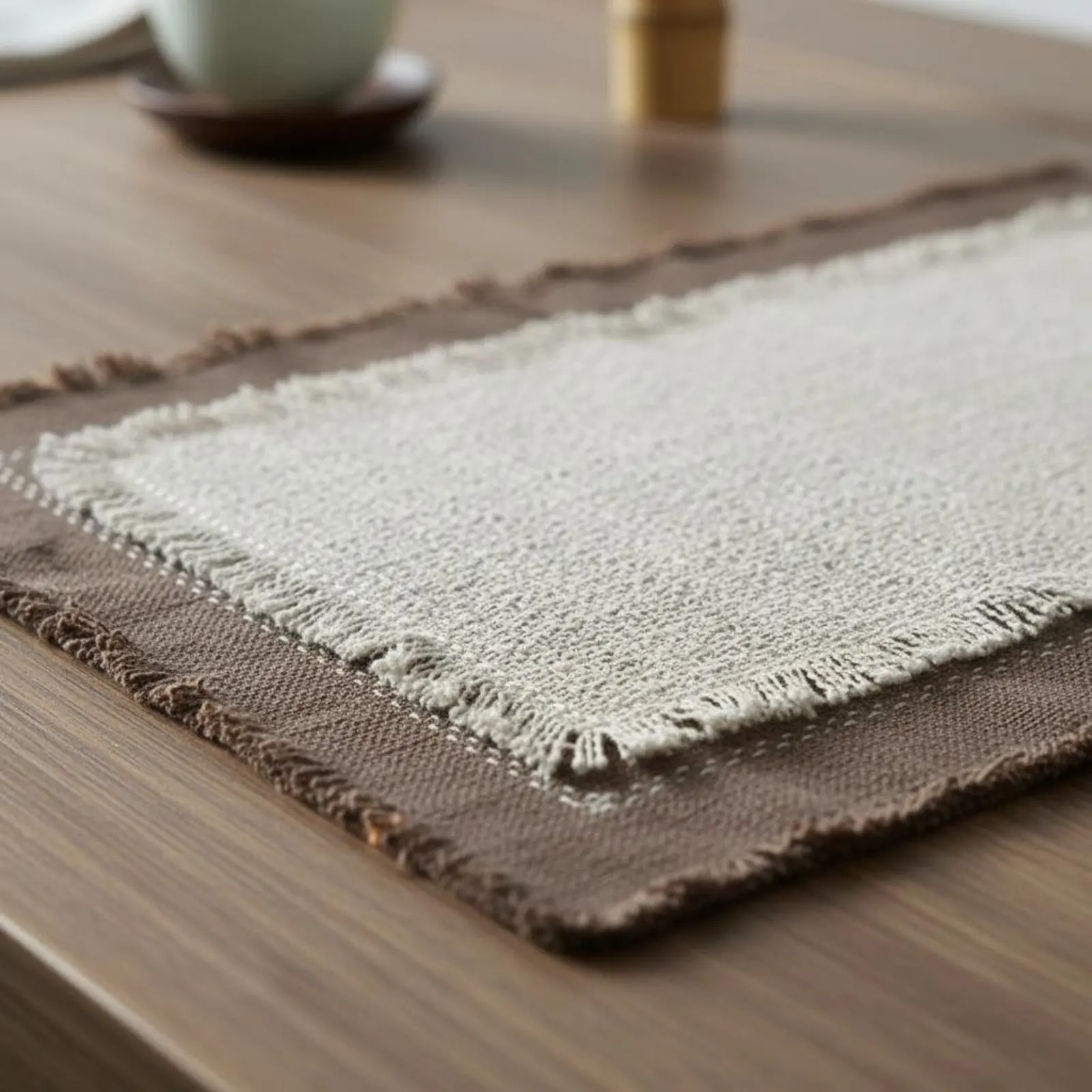 Tassel Tea Tray Mat Handmade Cotton Linen Tea Mat
Tassel Tea Tray Mat Handmade Cotton Linen Tea Mat