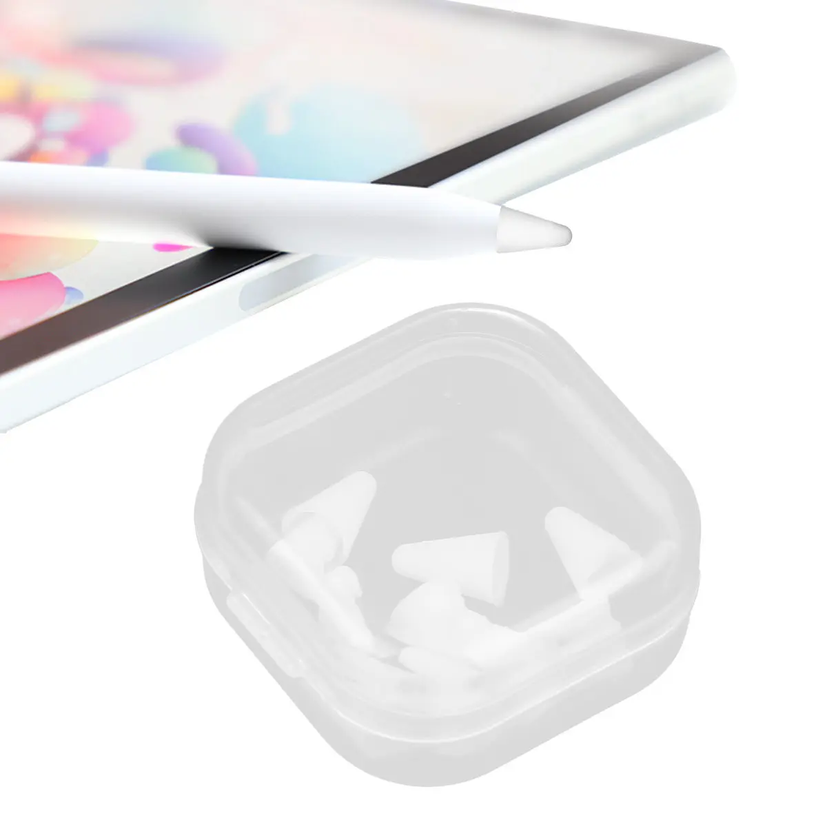 8Pcs Stylus Pen Nib Cover Anti-Slip Silicone Protector for Pencil 1 2 Precision Drawing Writing Protection
8Pcs Stylus Pen Nib Cover Anti-Slip Silicone Protector for Pencil 1 2 Precision Drawing Writing Protection