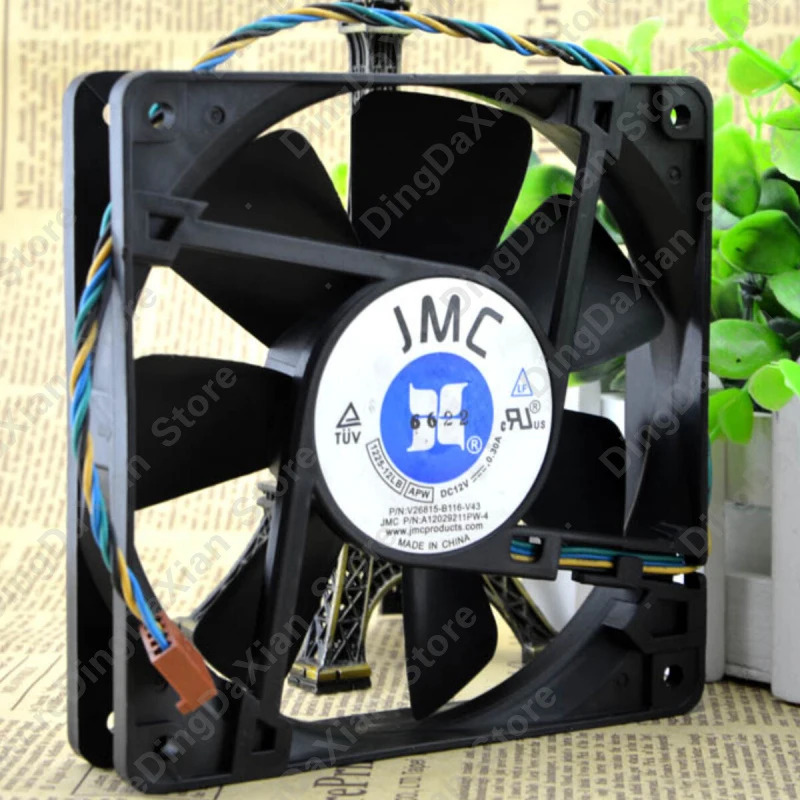 D 1PCS For JMC A12029211PW-4 | 120×120×38mm DC12V 0.30A 12CM Quiet Axial Fan
D 1PCS For JMC A12029211PW-4 | 120×120×38mm DC12V 0.30A 12CM Quiet Axial Fan