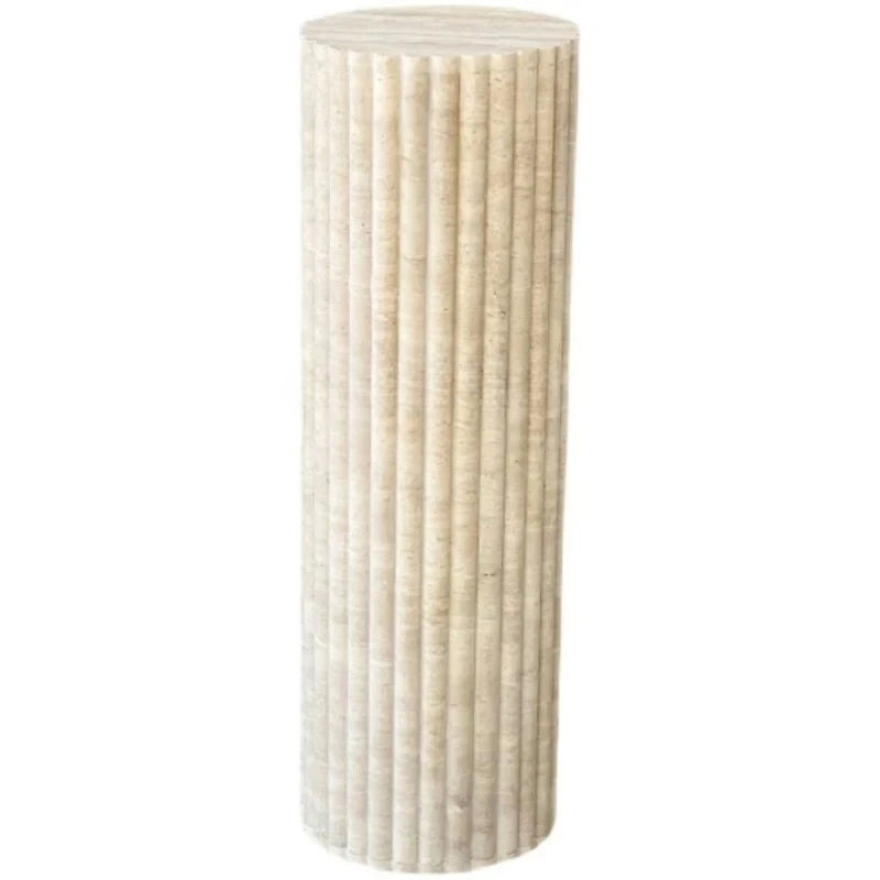 Nordic natural marble side few living room sofa cave stone side table Roman column booth light luxury atmosphere Italian style 
Nordic natural marble side few living room sofa cave stone side table Roman column booth light luxury atmosphere Italian style