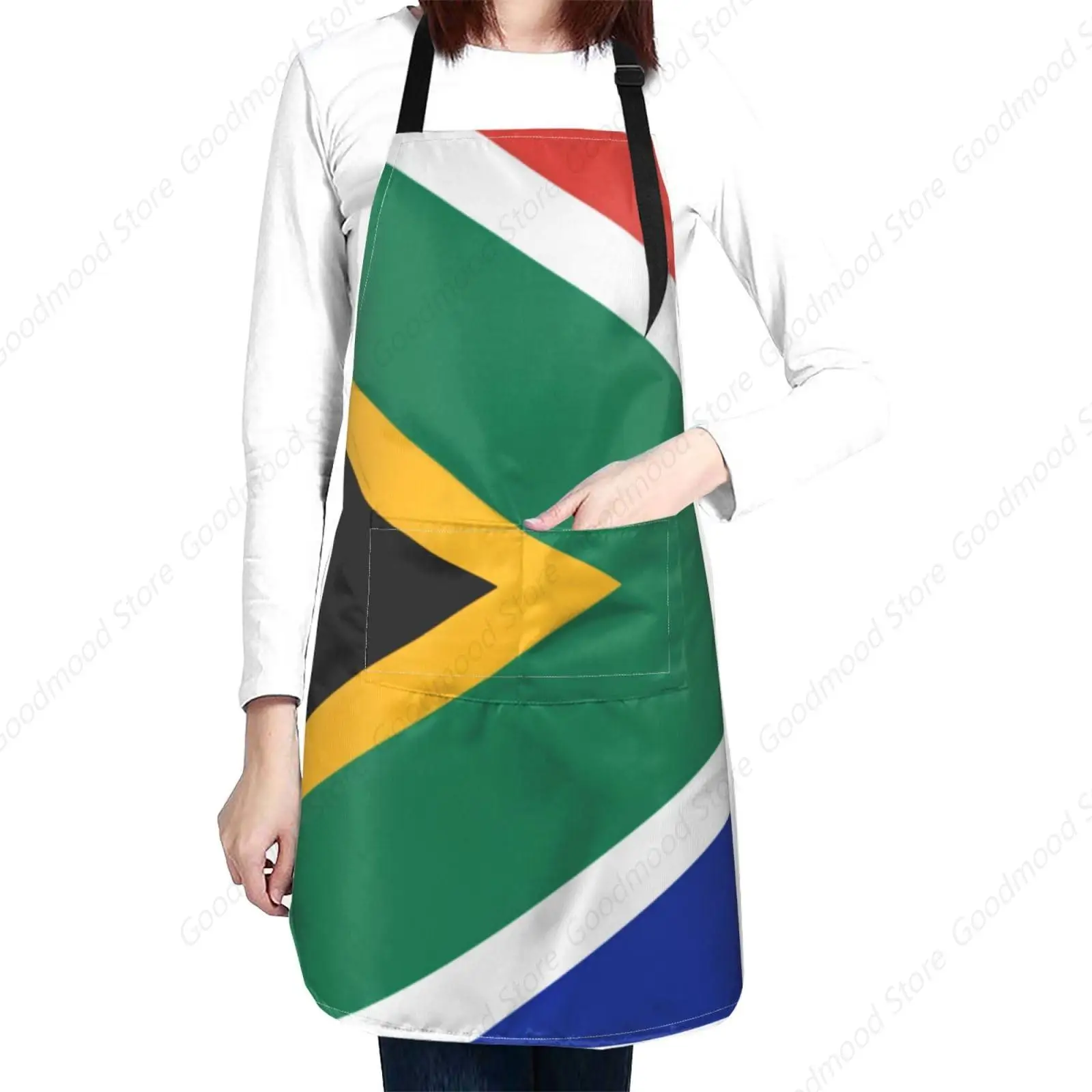Cute South African Flag Apron With 2 Pocket Reusable Washable Adjustable Kitchen Cooking Gardening Apron For Women Men
Cute South African Flag Apron With 2 Pocket Reusable Washable Adjustable Kitchen Cooking Gardening Apron For Women Men