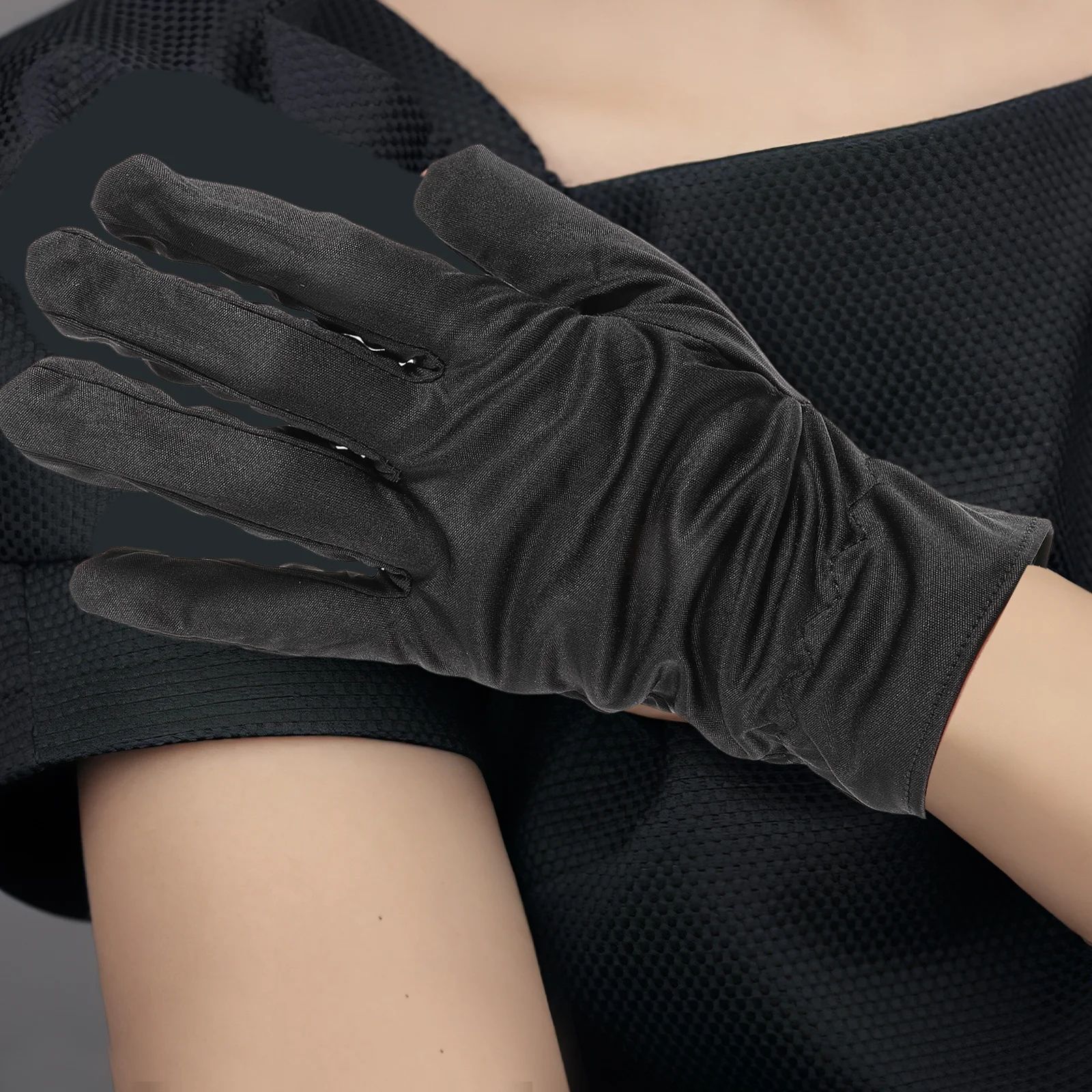 6pcs Cotton Gloves Jewelry Inspection Black Stretchy Breathable For Coin Handling Art Work Repair Cleaning Service
6pcs Cotton Gloves Jewelry Inspection Black Stretchy Breathable For Coin Handling Art Work Repair Cleaning Service