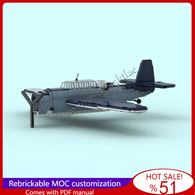 1273 PCS MOC World War 2 Series Torpedo Bombers Model DIY Assembled Educational Creative Children Toys Popular Christmas Gifts
1273 PCS MOC World War 2 Series Torpedo Bombers Model DIY Assembled Educational Creative Children Toys Popular Christmas Gifts