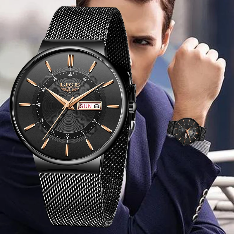 LIGE 2026 simple mens wristwatch fashion quartz clock business waterproof calendar classic casual watches for men reloj hommes
LIGE 2026 simple mens wristwatch fashion quartz clock business waterproof calendar classic casual watches for men reloj hommes