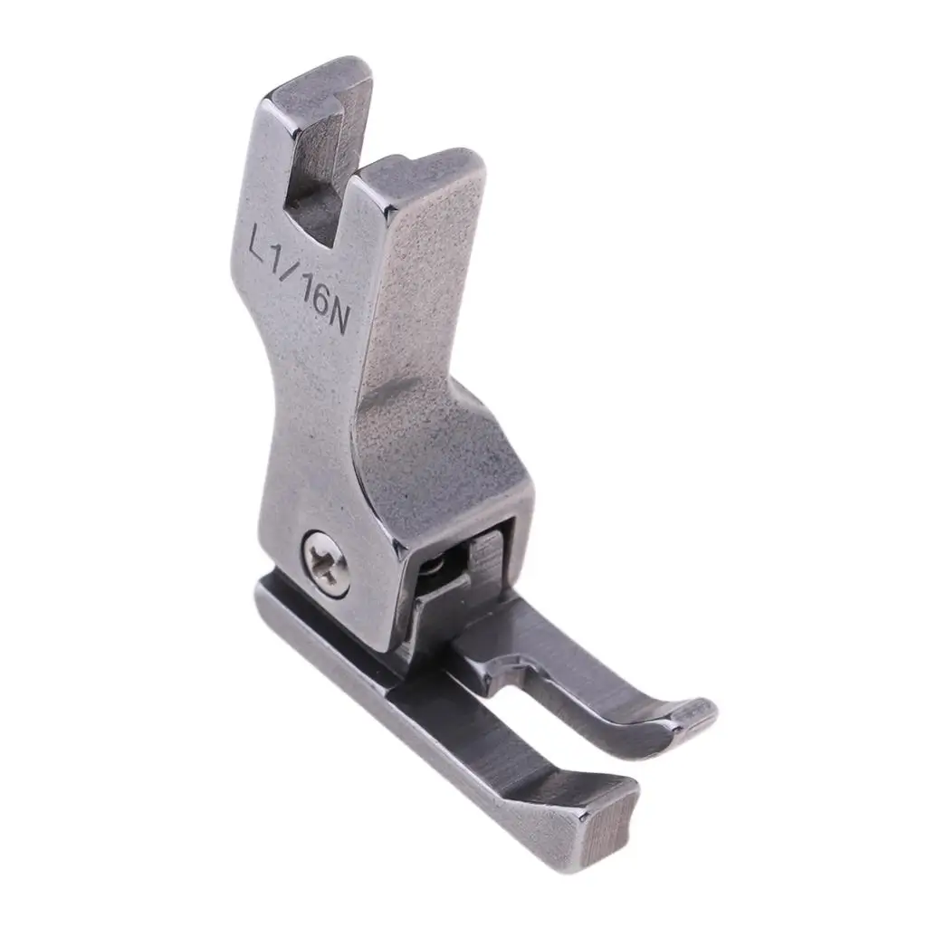 Compensating Presser Foot Edge Guide Hemming Foot Sewing Machine Accessories for Industrial Needle Feed Sewing Machines
Compensating Presser Foot Edge Guide Hemming Foot Sewing Machine Accessories for Industrial Needle Feed Sewing Machines