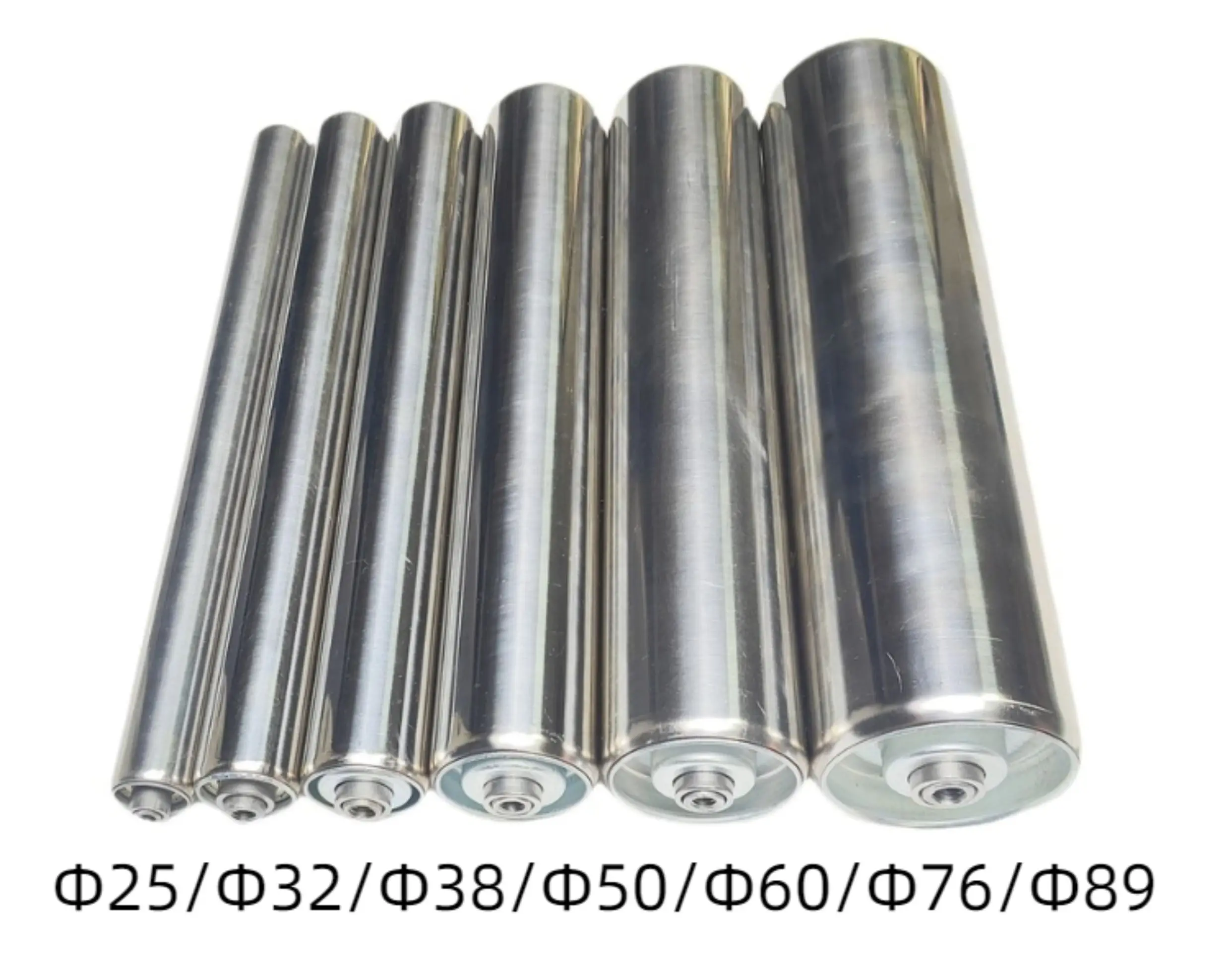 Female Thread Axis Conveyor Rollers Dia 25/32/38/50/60mm Length 100/150/200/250/300/350/400/450-550mm for Roller Conveyor belt
Female Thread Axis Conveyor Rollers Dia 25/32/38/50/60mm Length 100/150/200/250/300/350/400/450-550mm for Roller Conveyor belt