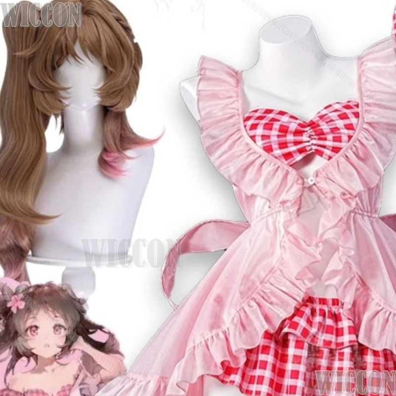 Arknights Eyjafjalla Pink Split Swimsuit With Wig Full Set Lolita Suit Cosplay Costume Halloween Carnival Outfit Roleplay Lolita
Arknights Eyjafjalla Pink Split Swimsuit With Wig Full Set Lolita Suit Cosplay Costume Halloween Carnival Outfit Roleplay Lolita