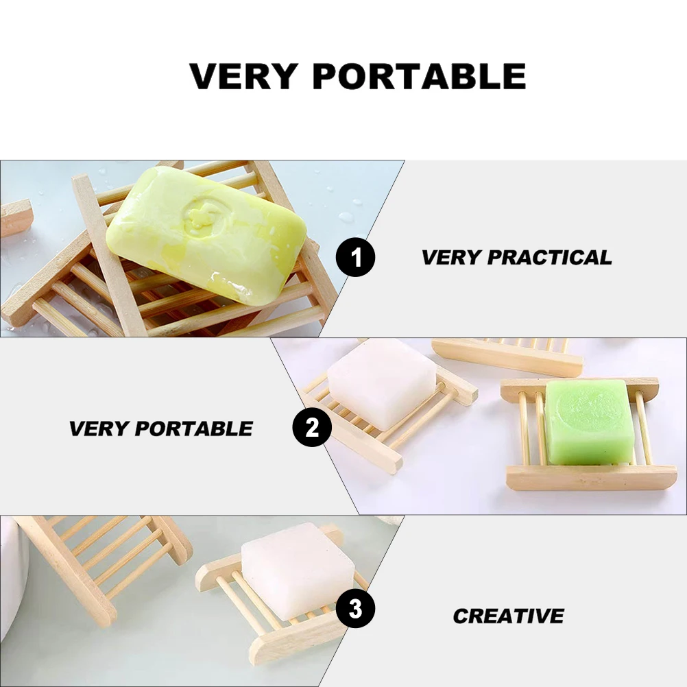 6pcs Wooden Holder Tray Natural Bar Box Drainage Design Bathroom Sink Shower Storage Organizer Soap Drainer Tray Wood Soap Dish
6pcs Wooden Holder Tray Natural Bar Box Drainage Design Bathroom Sink Shower Storage Organizer Soap Drainer Tray Wood Soap Dish