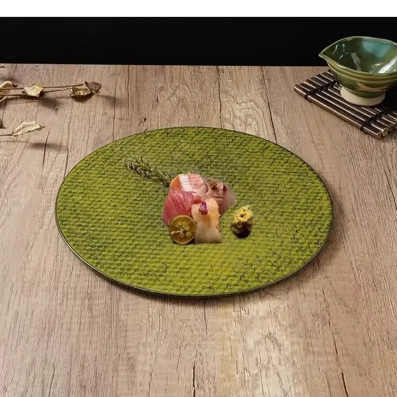 Texture Ceramic Dinner Plate Sushi Sashimi Steak Plates Dessert Restaurant Specialty Tableware
Texture Ceramic Dinner Plate Sushi Sashimi Steak Plates Dessert Restaurant Specialty Tableware