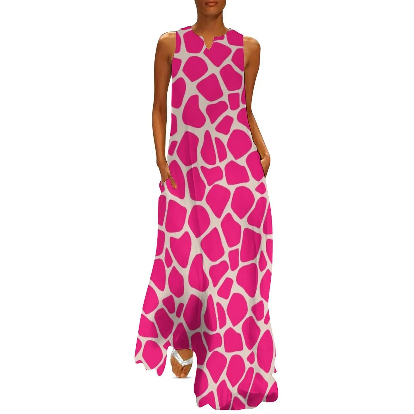 Pink Giraffe Print Long Dress dresses for women 2025 luxury designer party summer dress korean women Dresses for wedding party
Pink Giraffe Print Long Dress dresses for women 2025 luxury designer party summer dress korean women Dresses for wedding party