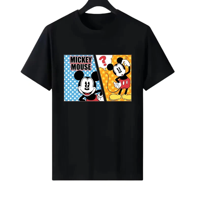 Disney Mickey Mouse Woman Round Neck Kawaii Parent-child Clothing Loose Tops Ladies Cheap Short Sleeves T-Shirt Men Sweatshirts
Disney Mickey Mouse Woman Round Neck Kawaii Parent-child Clothing Loose Tops Ladies Cheap Short Sleeves T-Shirt Men Sweatshirts
