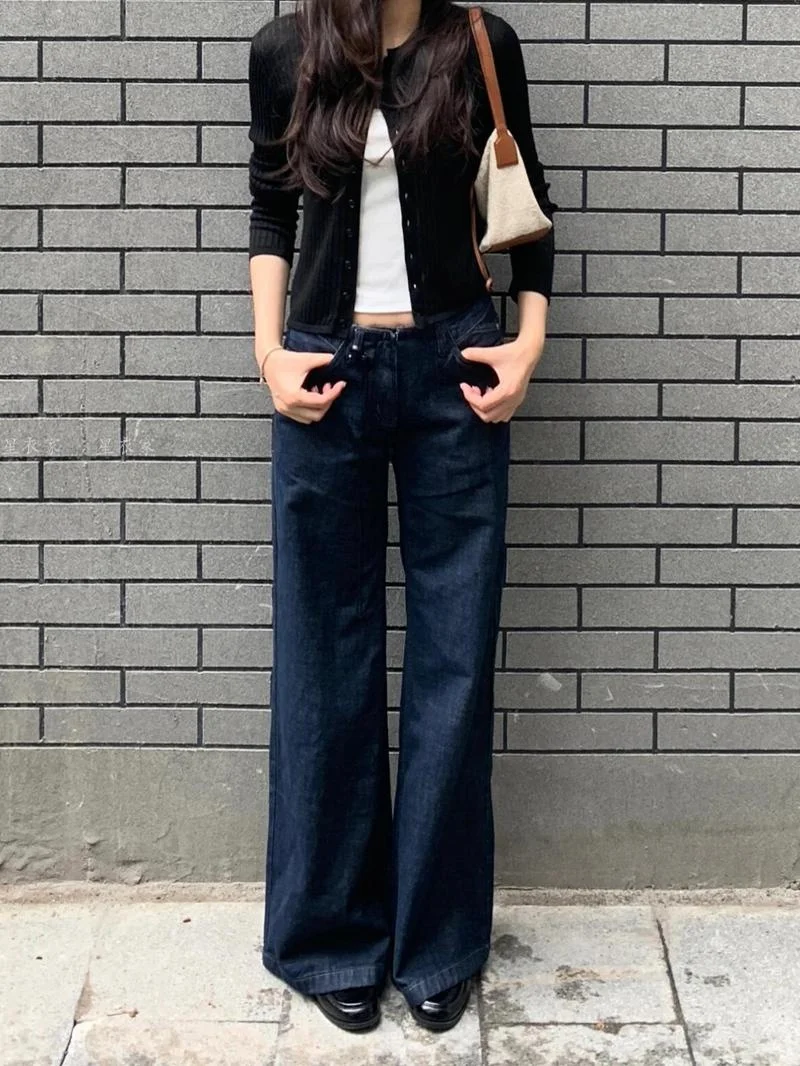 Low Waist Vintage Washed American Style Jeans Women's Summer Y2K Millennium Trendy Long Draping Slimming Floor-Length Pants
Low Waist Vintage Washed American Style Jeans Women's Summer Y2K Millennium Trendy Long Draping Slimming Floor-Length Pants