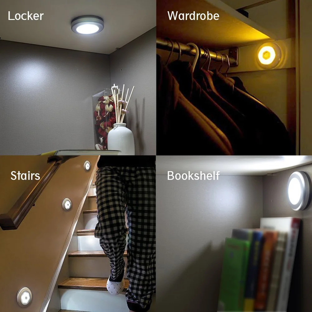 3Pcs LED Motion Sensor Night Lights Operated Ir Sensor LED Wall Light White for Stairway Hallway Closet
3Pcs LED Motion Sensor Night Lights Operated Ir Sensor LED Wall Light White for Stairway Hallway Closet