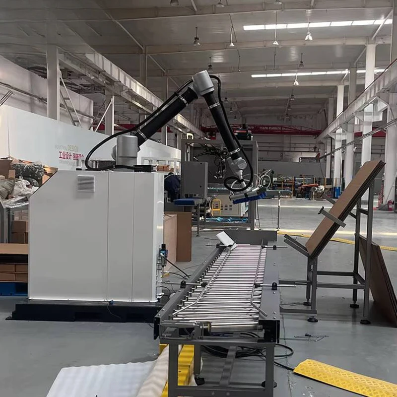 Collaborative Robotic Palletizer With Motor Gearbox PLC & Bearing For Stacking Boxes (30Kg-70Kg Load Capacity 7-13Boxes/Min)
Collaborative Robotic Palletizer With Motor Gearbox PLC & Bearing For Stacking Boxes (30Kg-70Kg Load Capacity 7-13Boxes/Min)