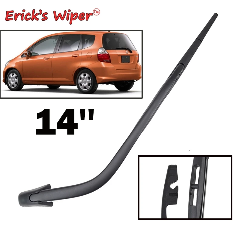 Erick's Wiper 14-дюймовый комплект щеток и рычагов заднего стеклоочистителя для Honda Fit Jazz MK1 2001-2008, лобовое стекло, лобовое стекло, задняя дверь, щетка от дождя
Erick's Wiper 14-дюймовый комплект щеток и рычагов заднего стеклоочистителя для Honda Fit Jazz MK1 2001-2008, лобовое стекло, лобовое стекло, задняя дверь, щетка от дождя