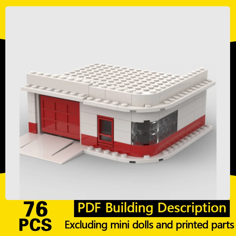 City Street View Model MOC Building Bricks Large Filling Station Modular Technology Gifts Holiday Assemble Children Toys Suit
City Street View Model MOC Building Bricks Large Filling Station Modular Technology Gifts Holiday Assemble Children Toys Suit
